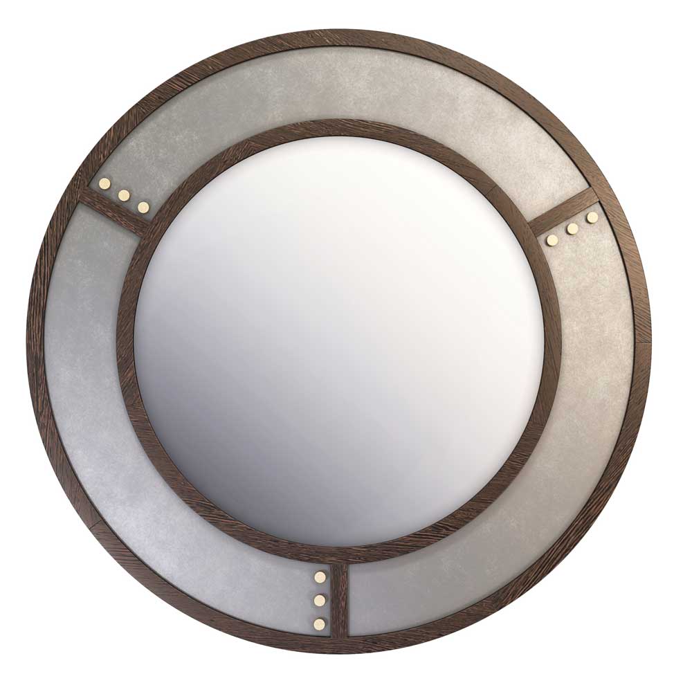 Круглое зеркало в раме Леннарт