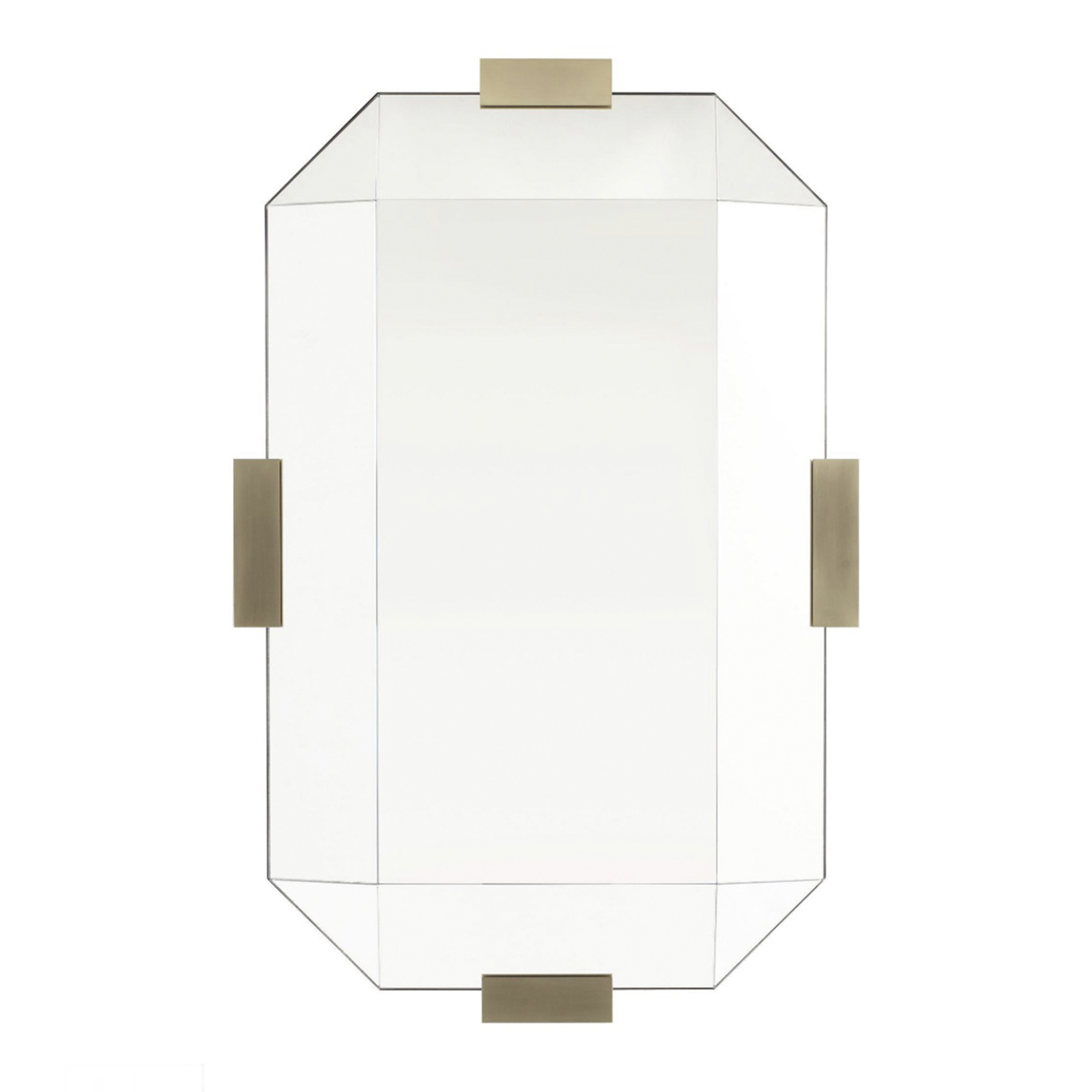 Восьмигранник с латунными декорами