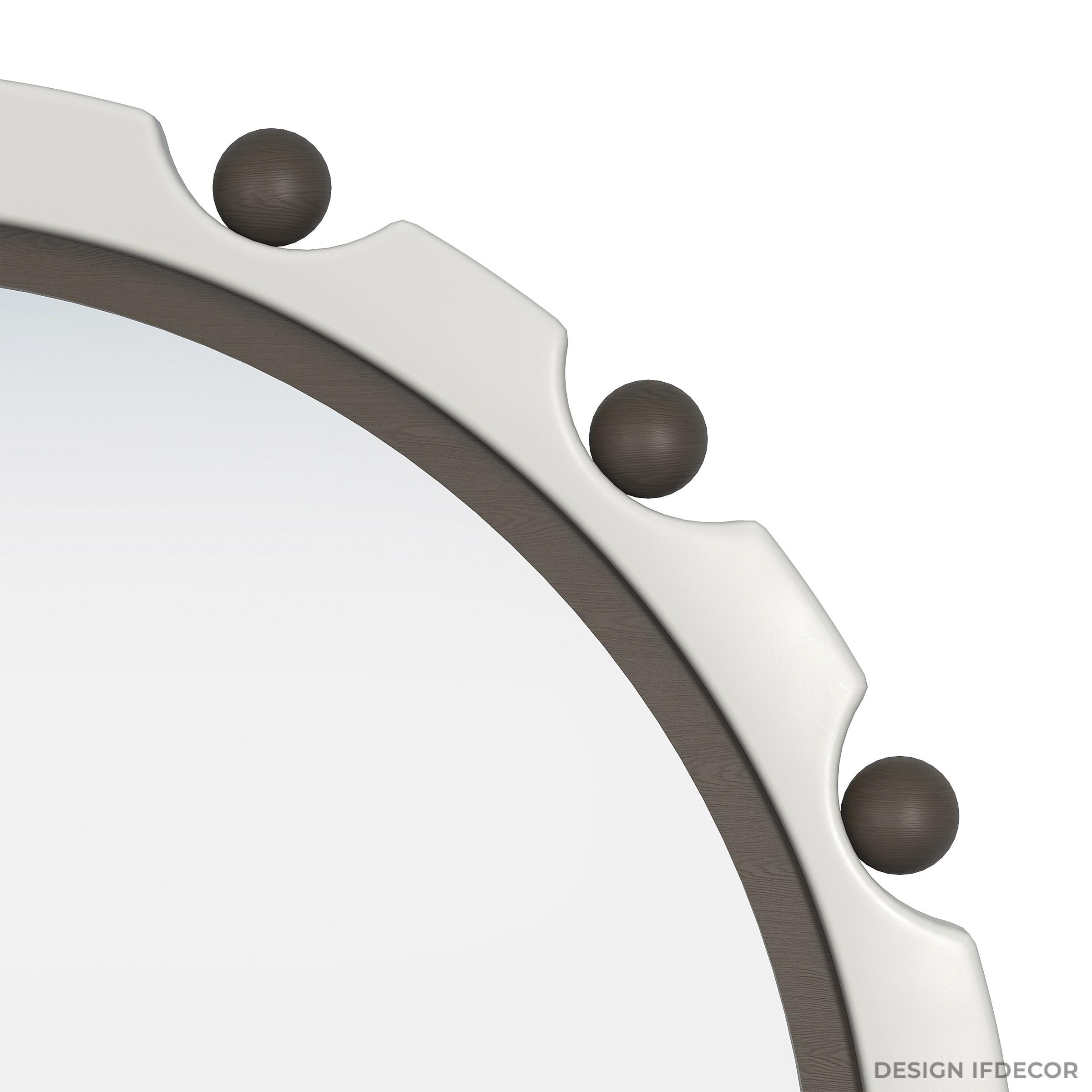 Зеркало в круглой раме Мастела