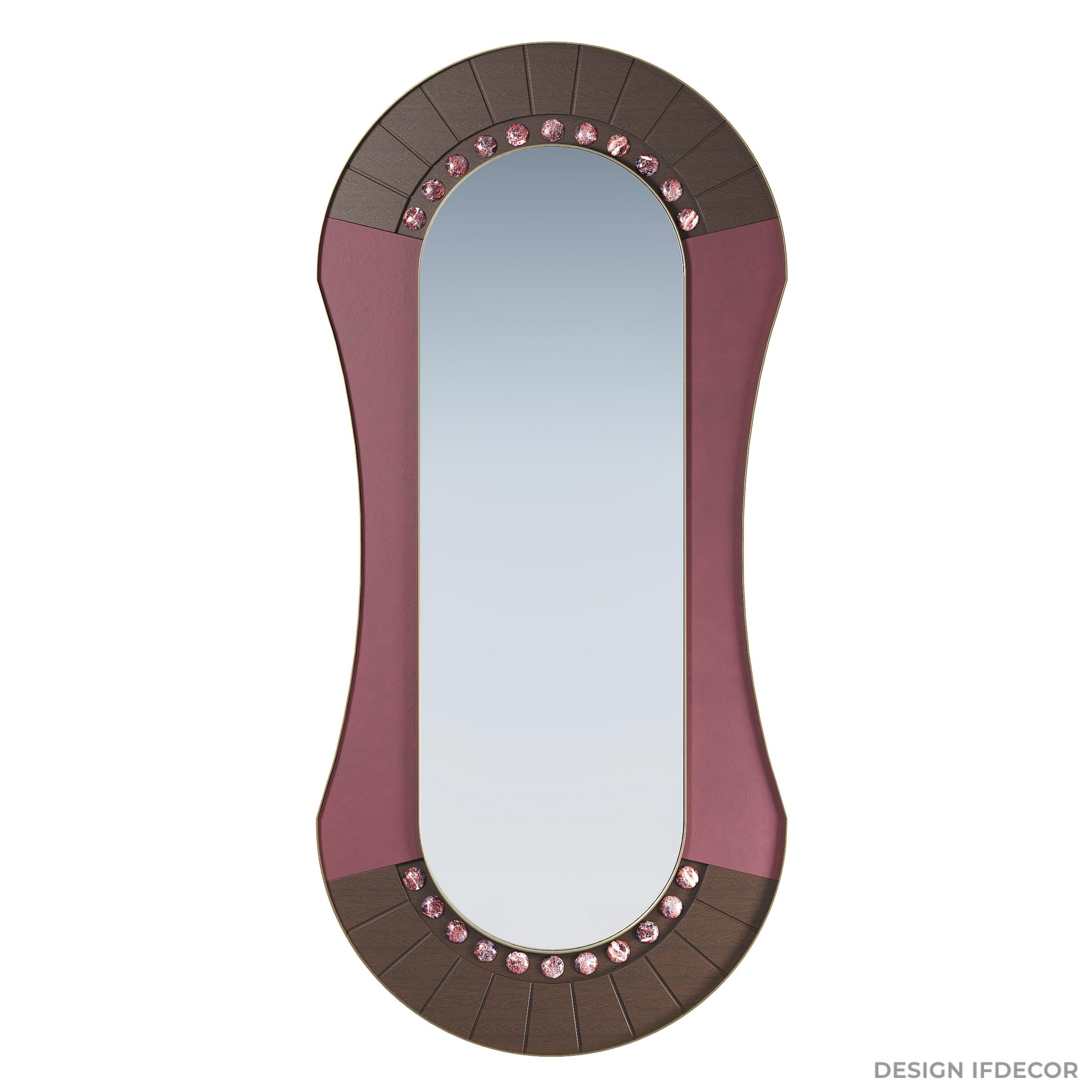 Зеркало в русском стиле Матрешка ростовое